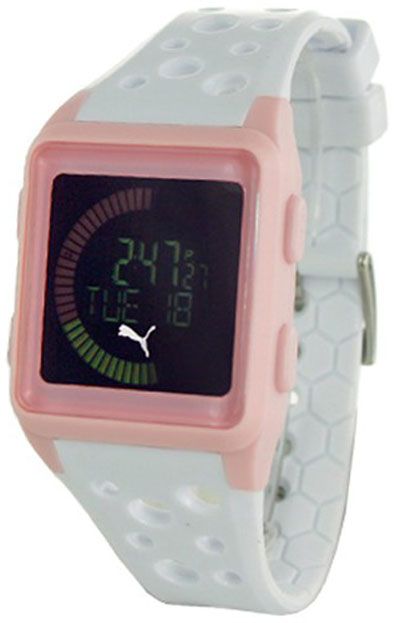 Pink PUMA Mens Ladies Digital New Sport Watch PU910022002  