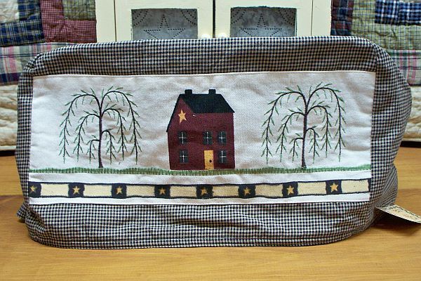 PRIMITIVE COTTON TOASTER COVER, 6X15X9, FITS 4 SLICE  