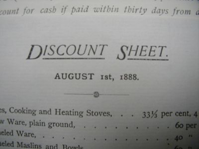 1888 GARNET ANTIQUE WOOD PARLOR HEATING STOVE CATALOG  