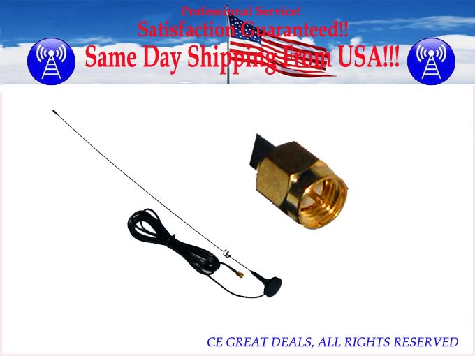 SMA male Mobile antenna VHF/UHF Magnet Fr NAGOYA UT 102  