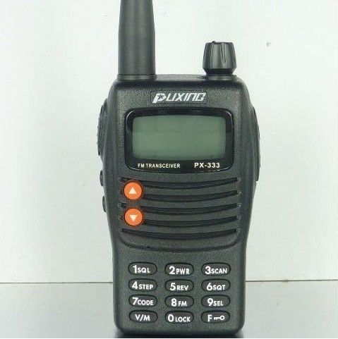 Puxing PX 333 UHF 400 470MHZ VHF 136 174MHZ FM Radio  