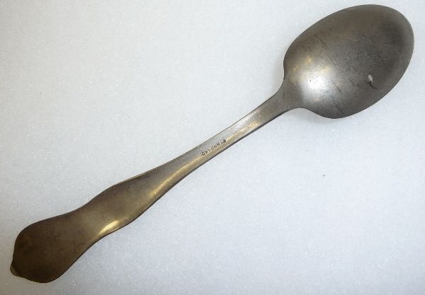   american war era vintage commemorative spoon us battleship maine